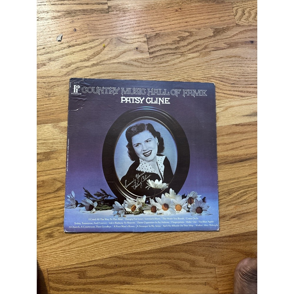 Patsy Cline Country Music Hall of Fame Vinyl LP JS 6148 Hilltop Good Condition